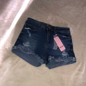 Booty Lifting Denim Shorts